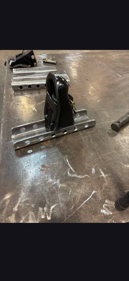 Adjustable hitch channels